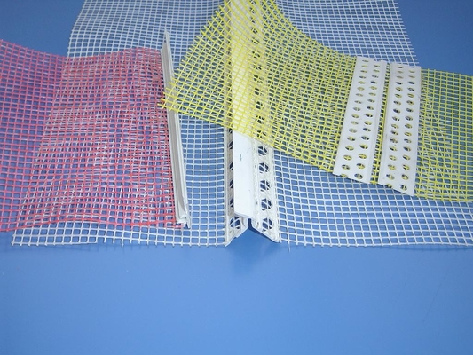 PVC Edge White Plastic Angle Bead For Wall Corner Protection Reinforced
